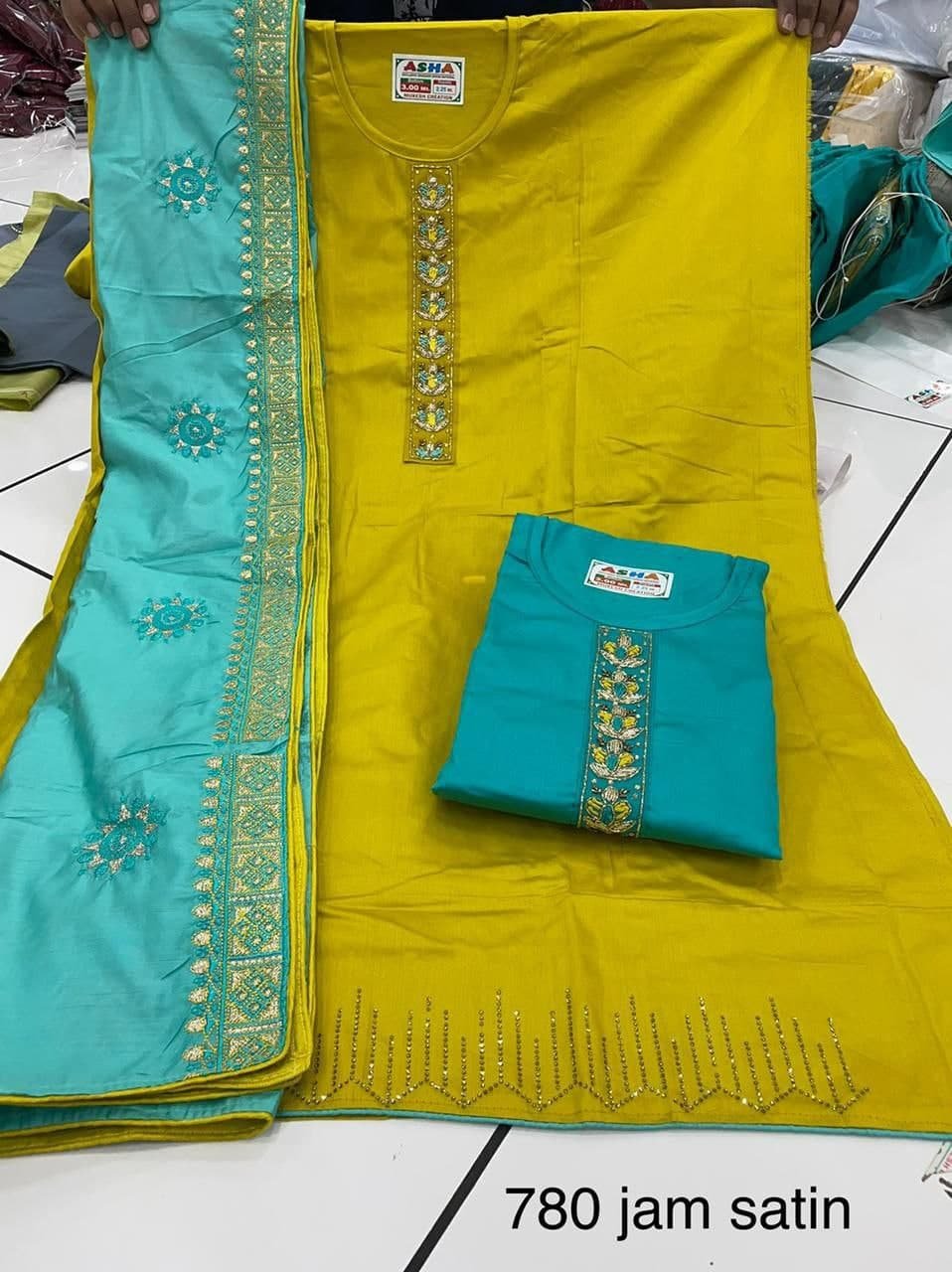 Neck top dupatta