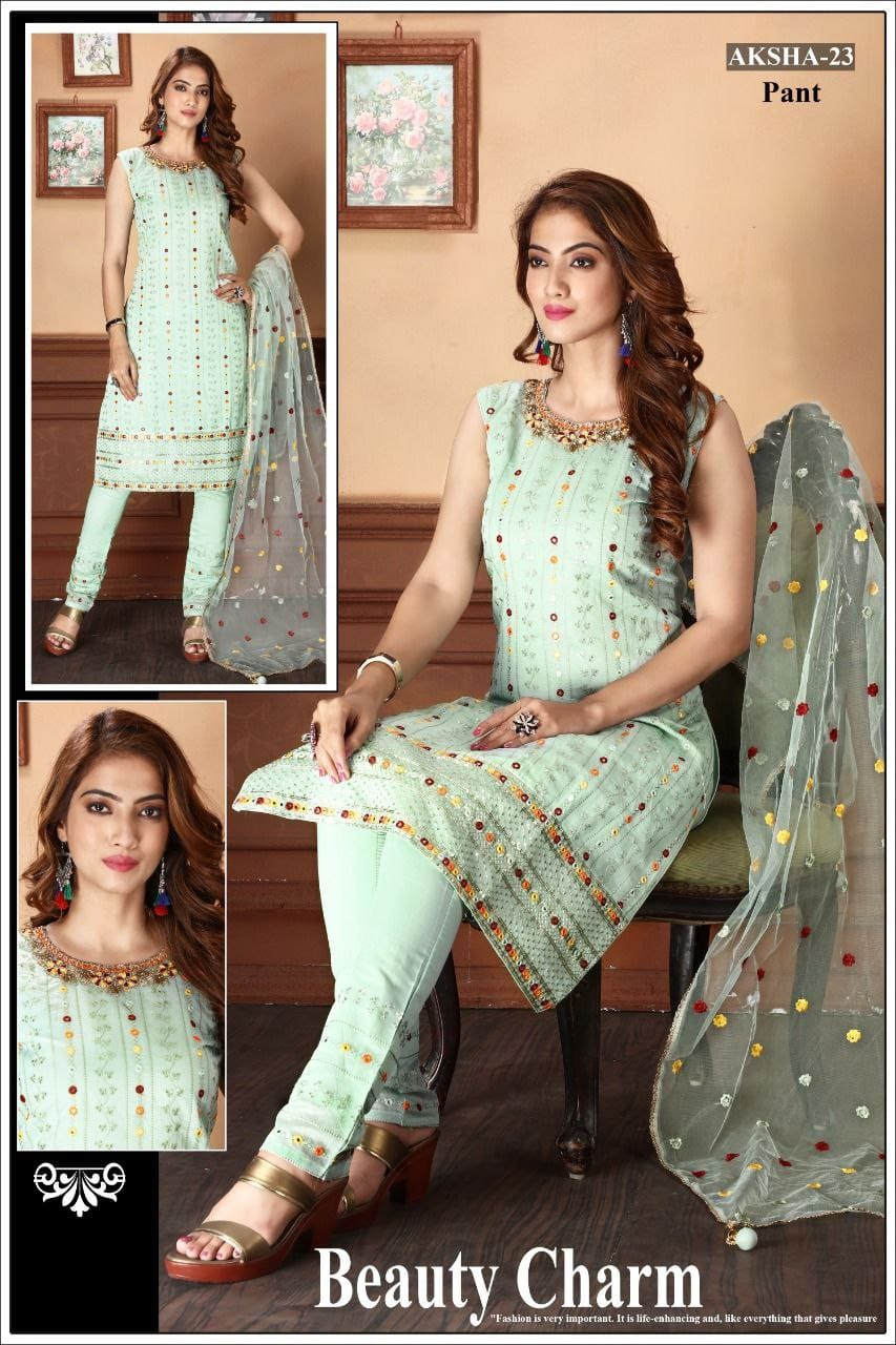 Neck top dupatta