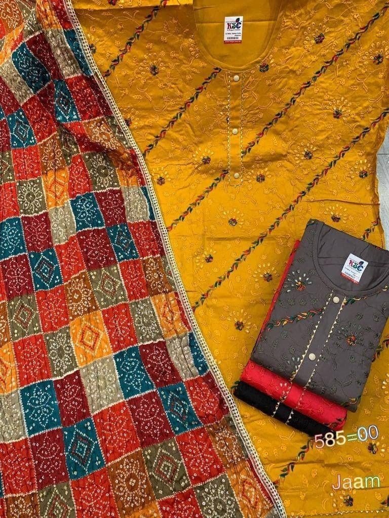 Neck top dupatta