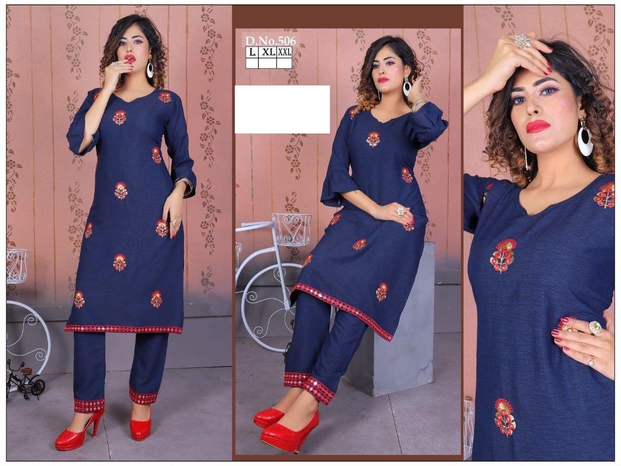 Fancy Kurti & Plazo