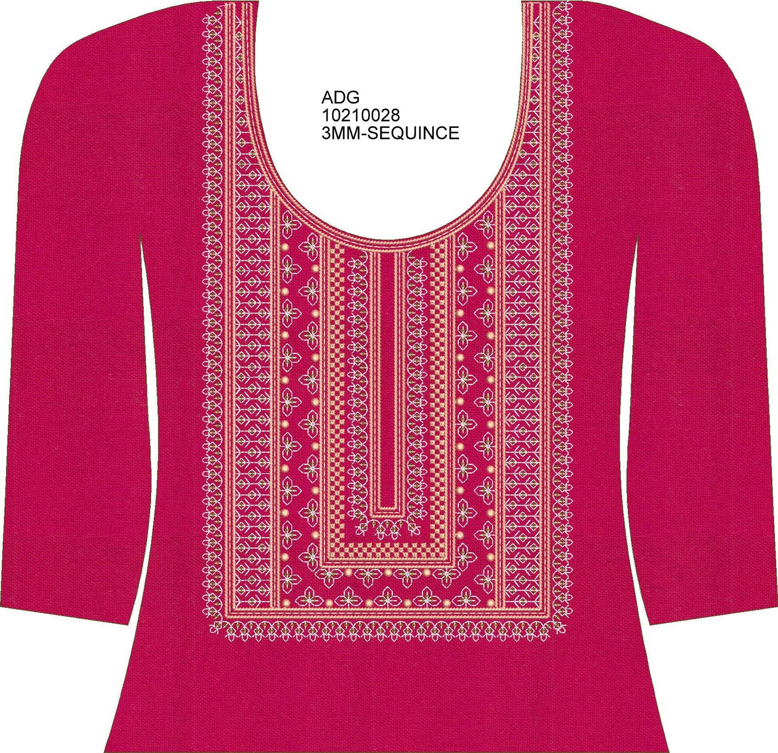fancy  kurti neck