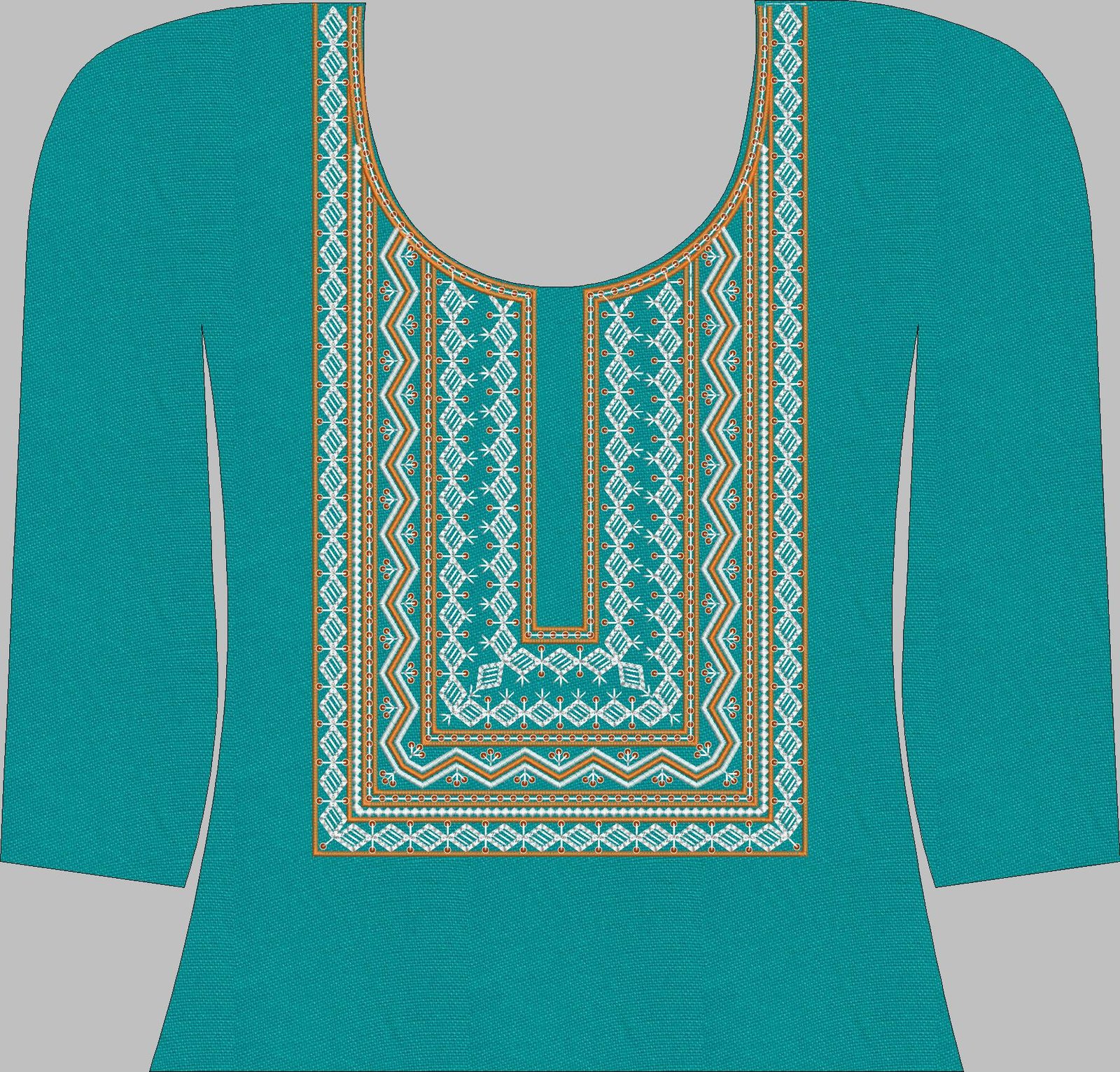 sq. kurti neck