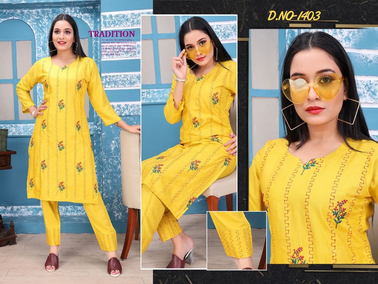 fancy  kurti  plazo
