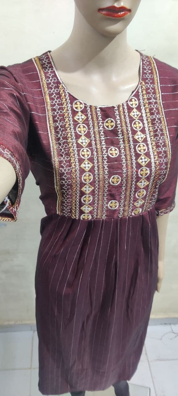 fancy  kurti neck