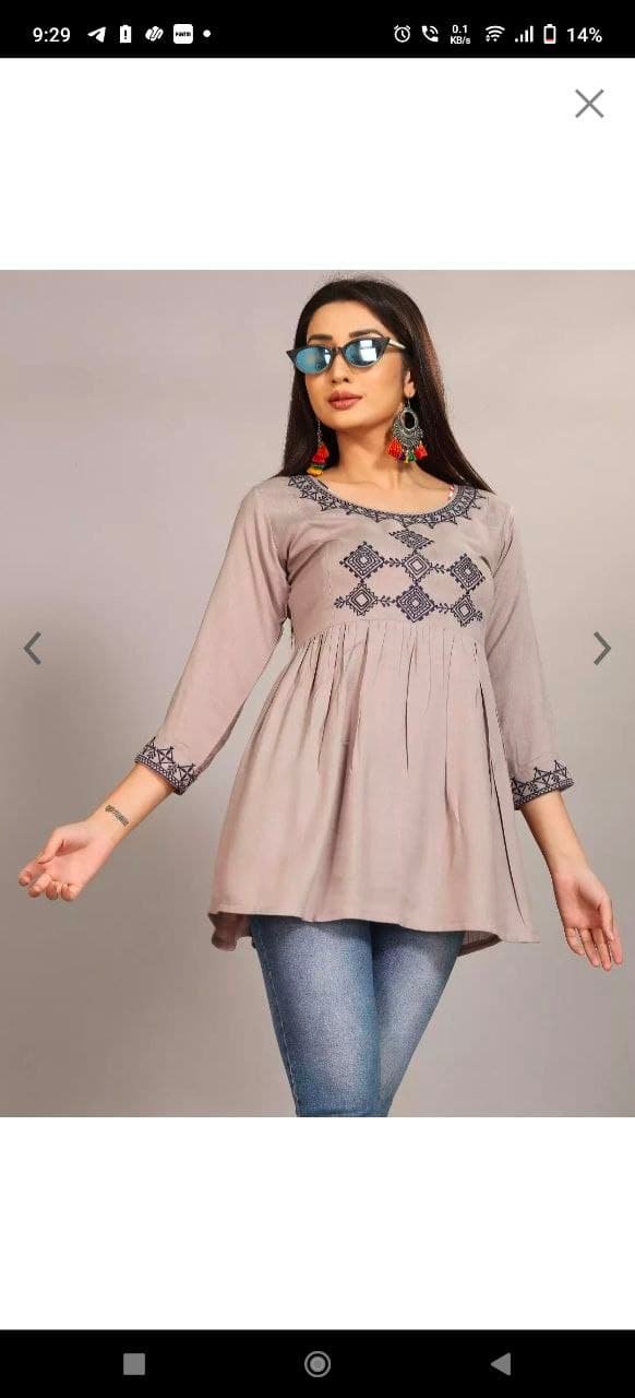 fancy  kurti neck