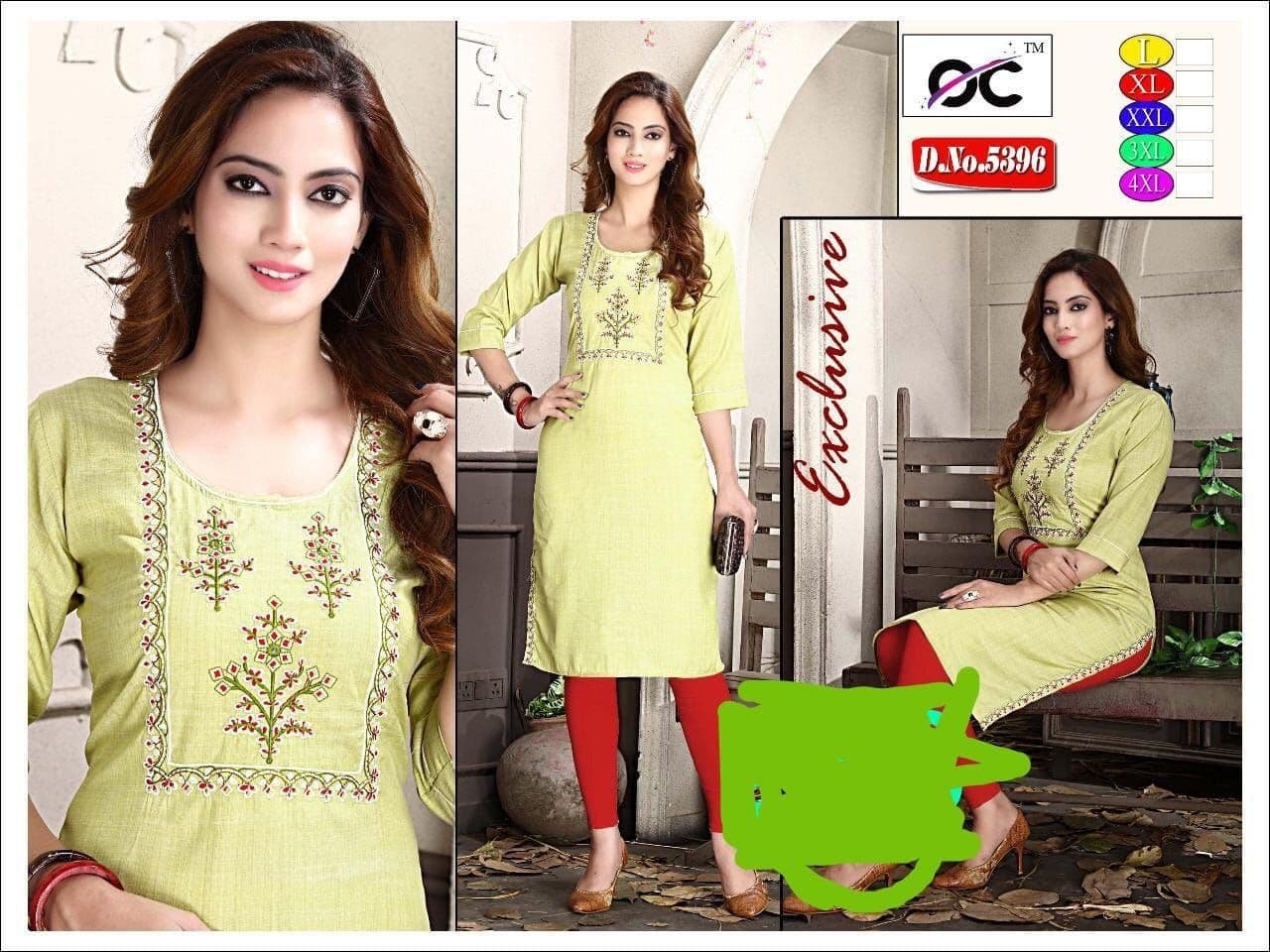 fancy  kurti neck