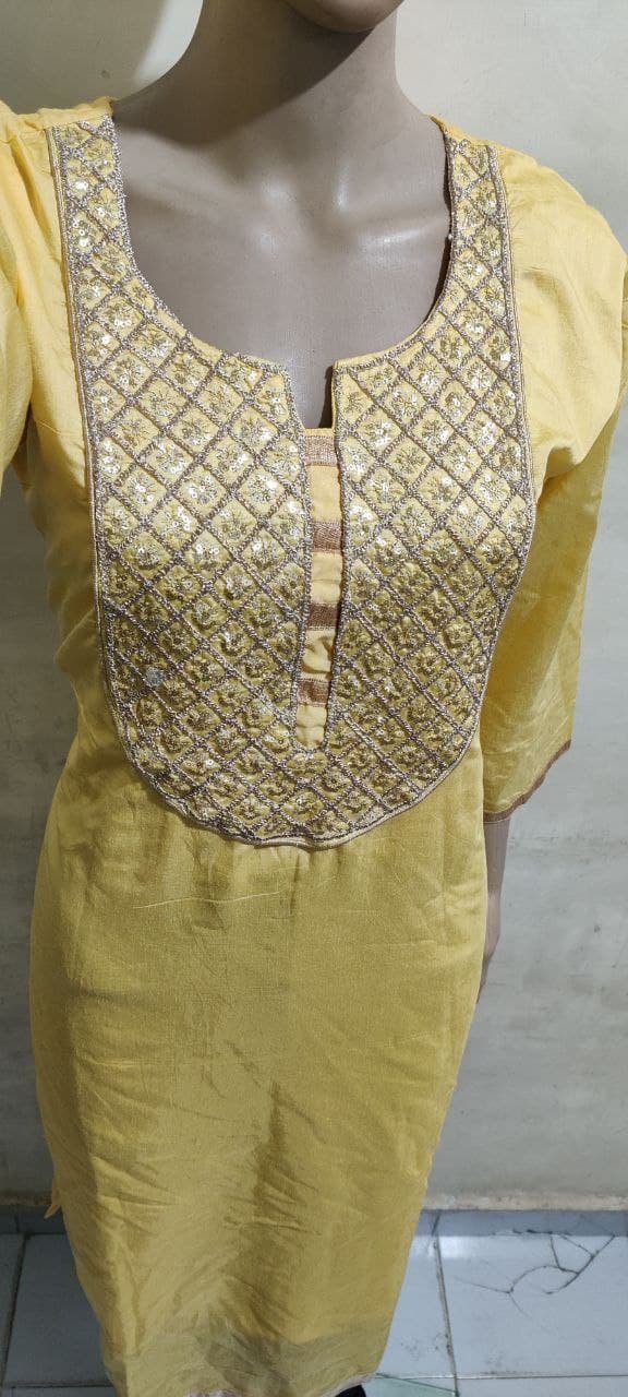 fancy  kurti neck