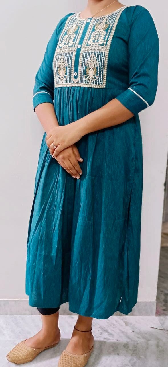 fancy  kurti neck