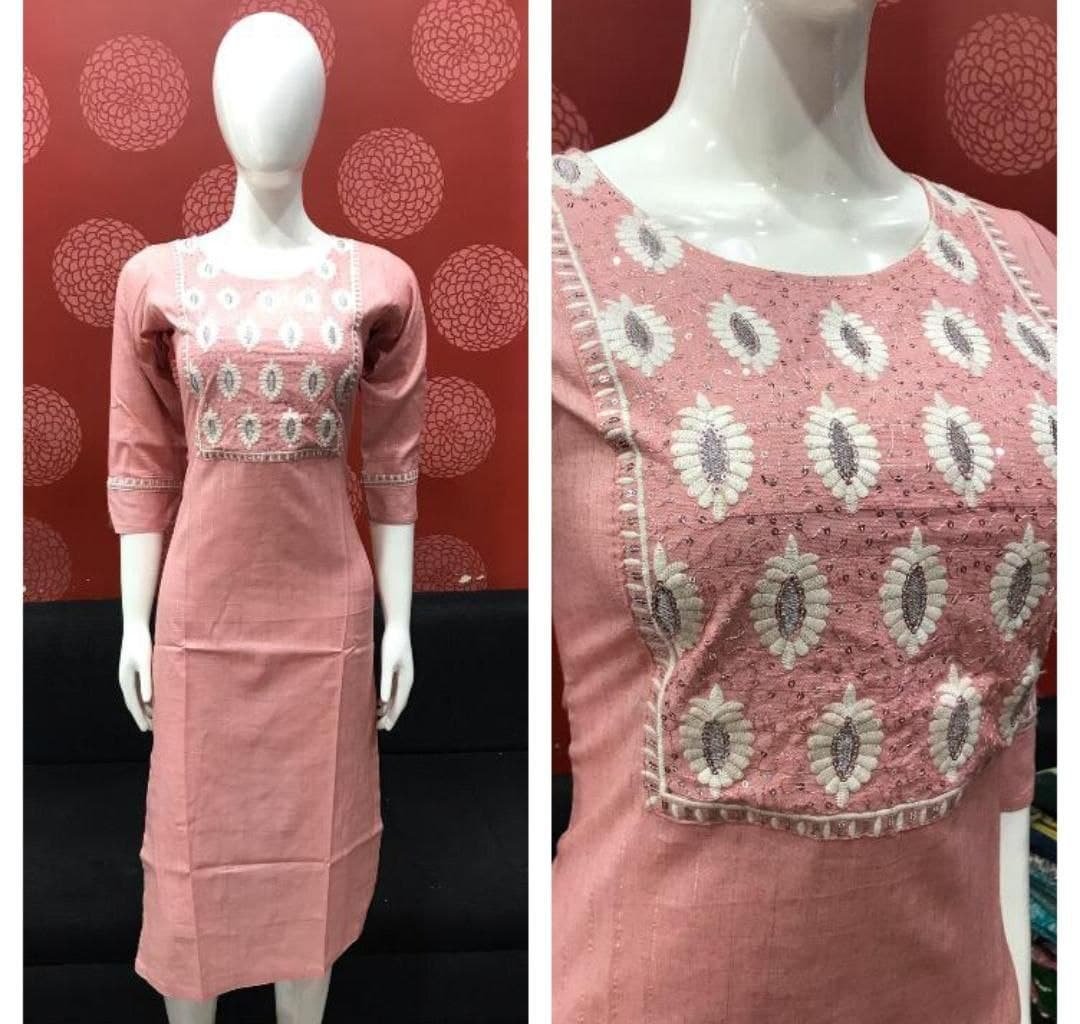 fancy  kurti neck
