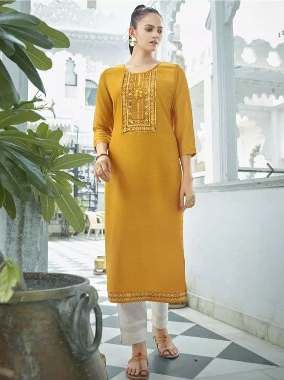 fancy  kurti neck