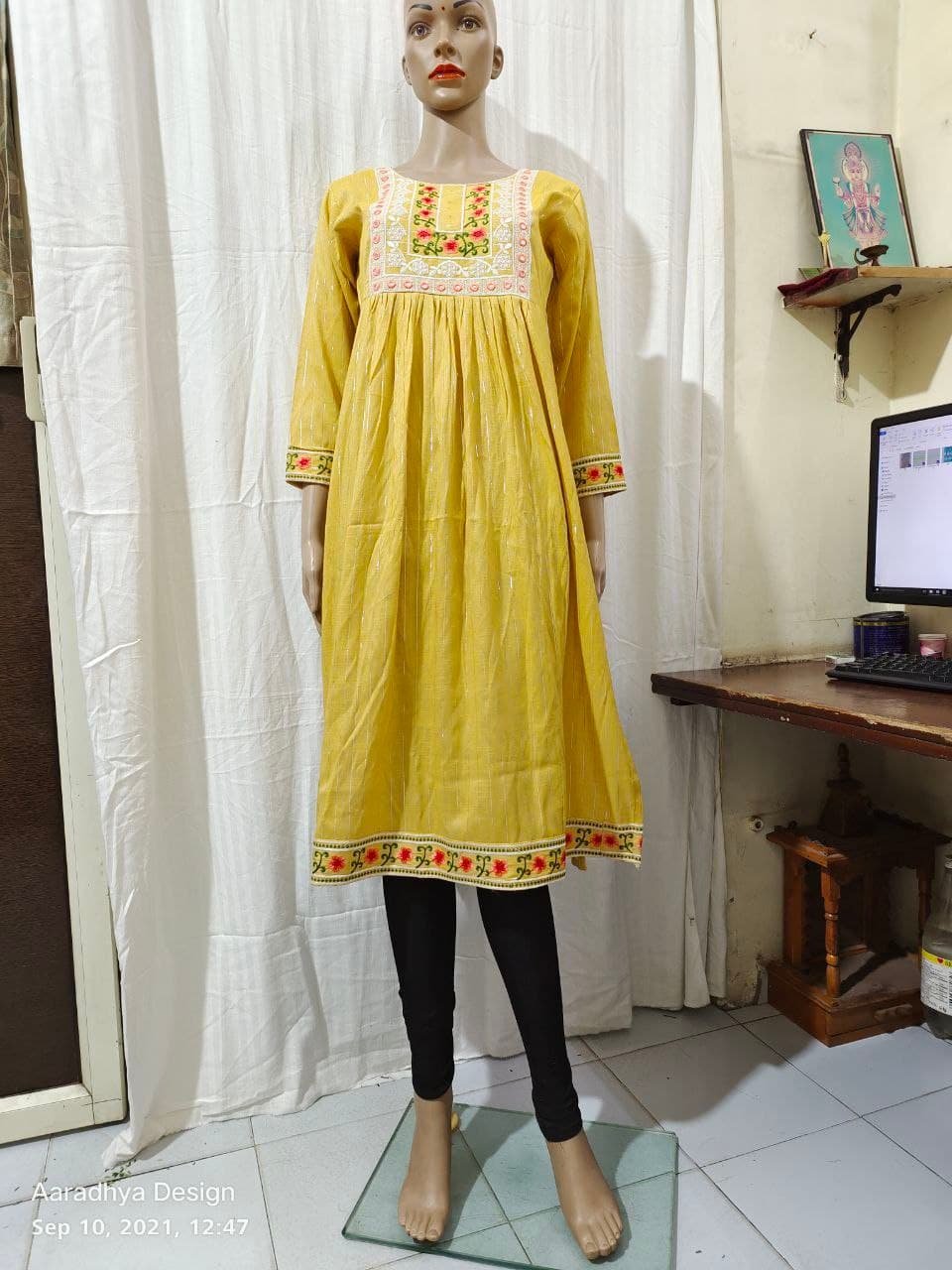 fancy  kurti neck