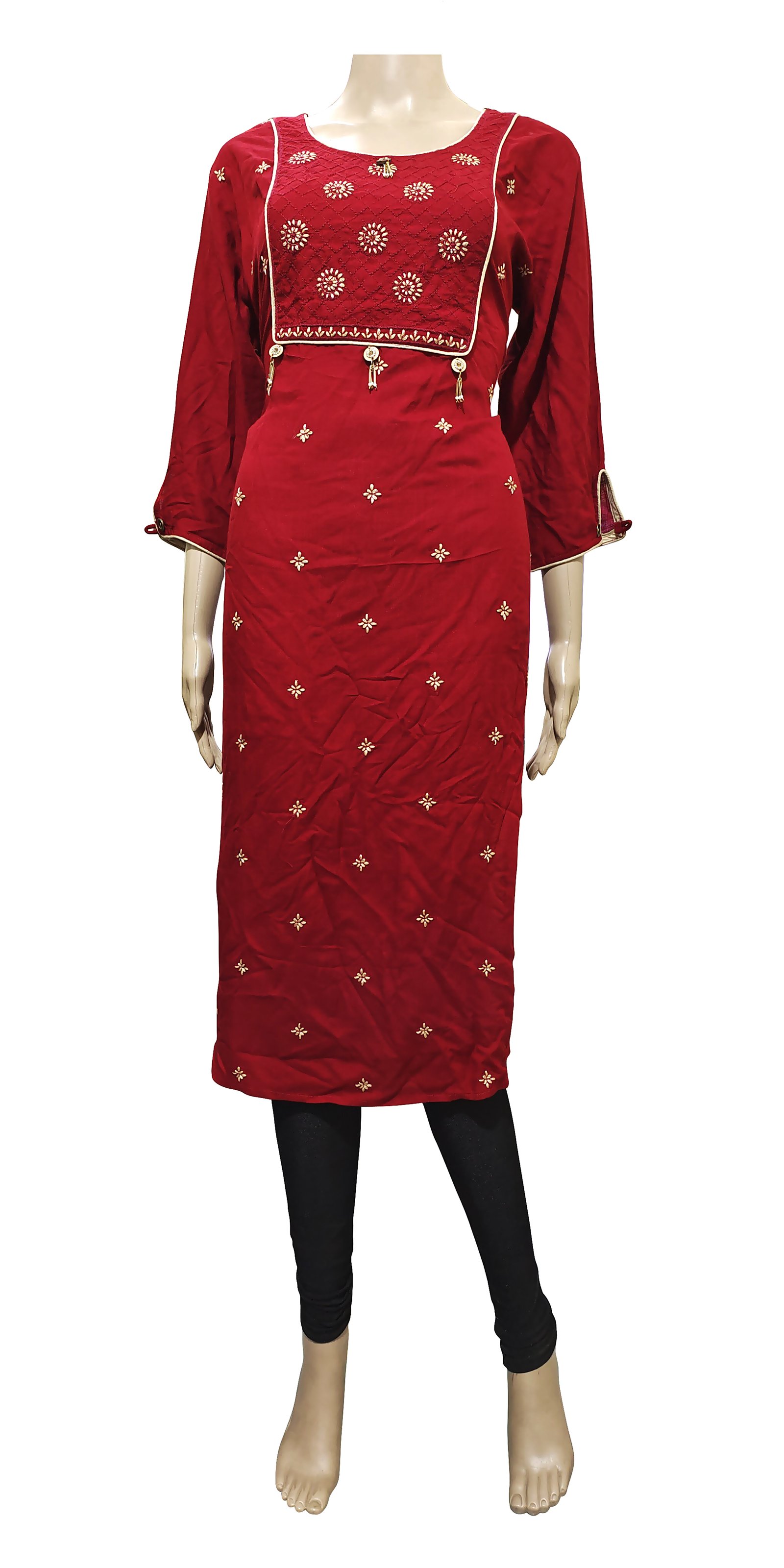 fancy  kurti neck