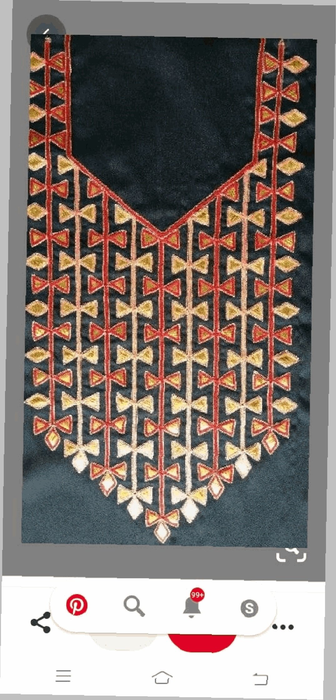 fancy  kurti neck