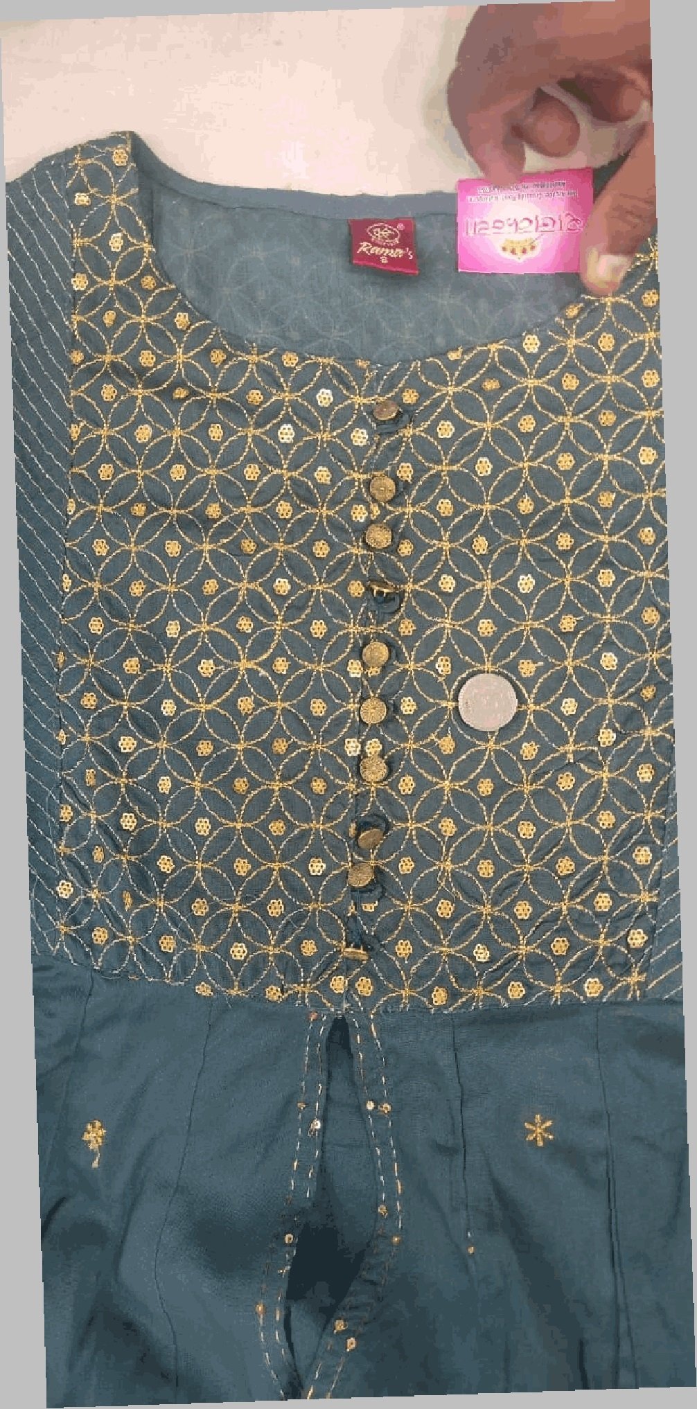 fancy  kurti neck