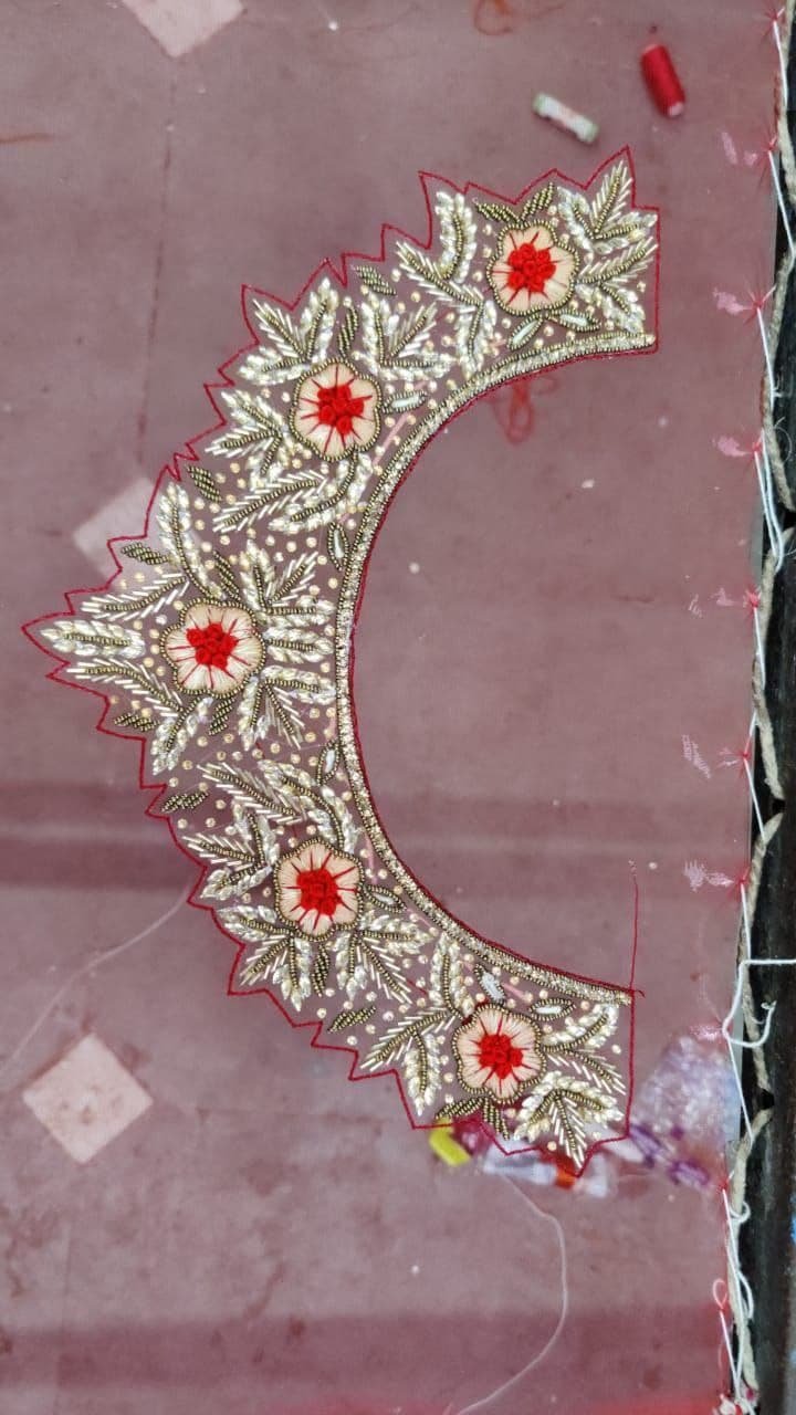 fancy  kurti neck