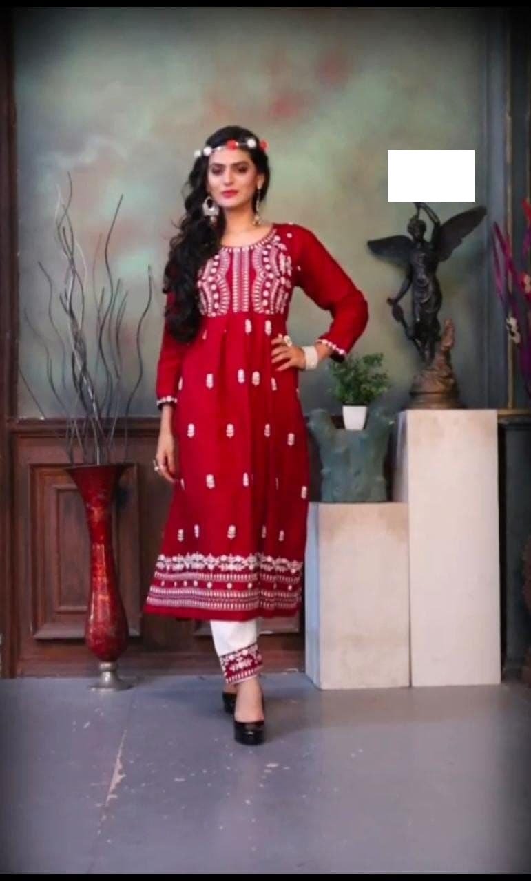 fancy kurti and plaza