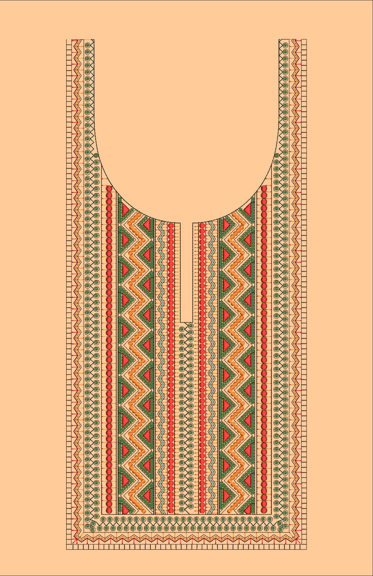 fancy top neck