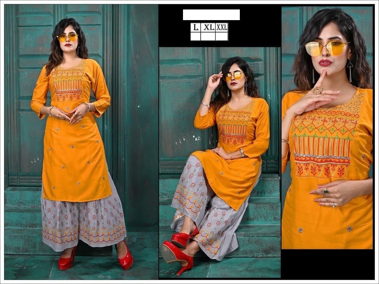 fancy kurti & plazo