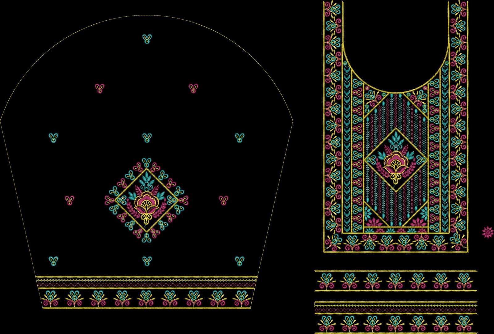 kurti neck seq