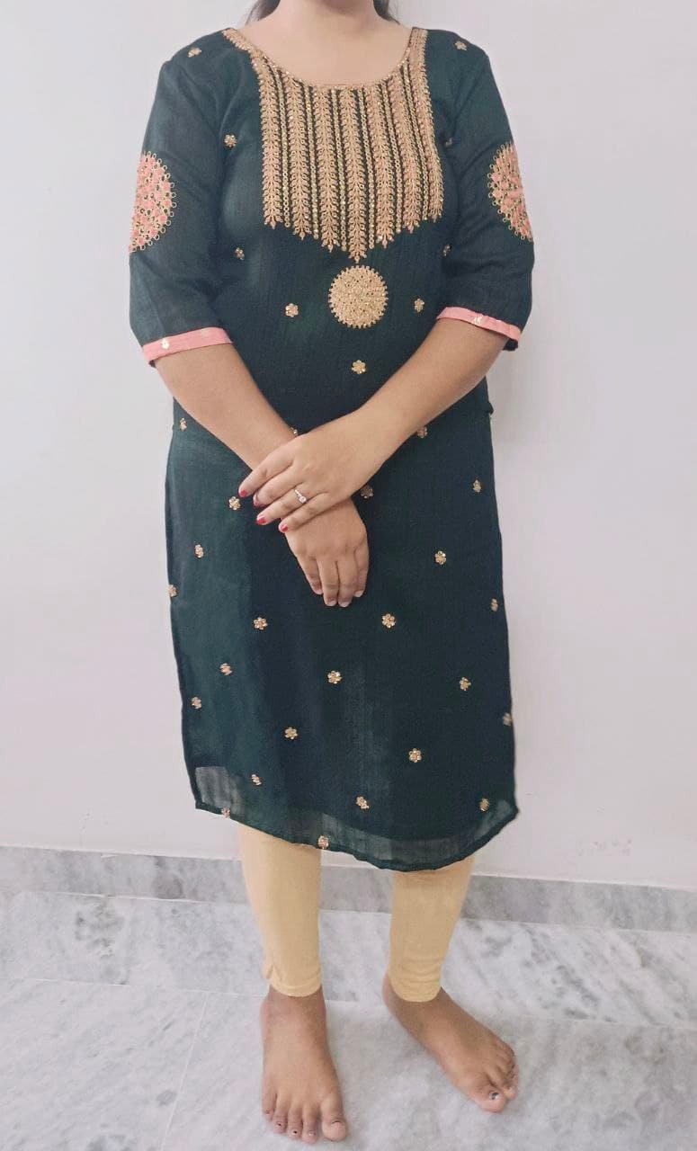Cording kurti Design