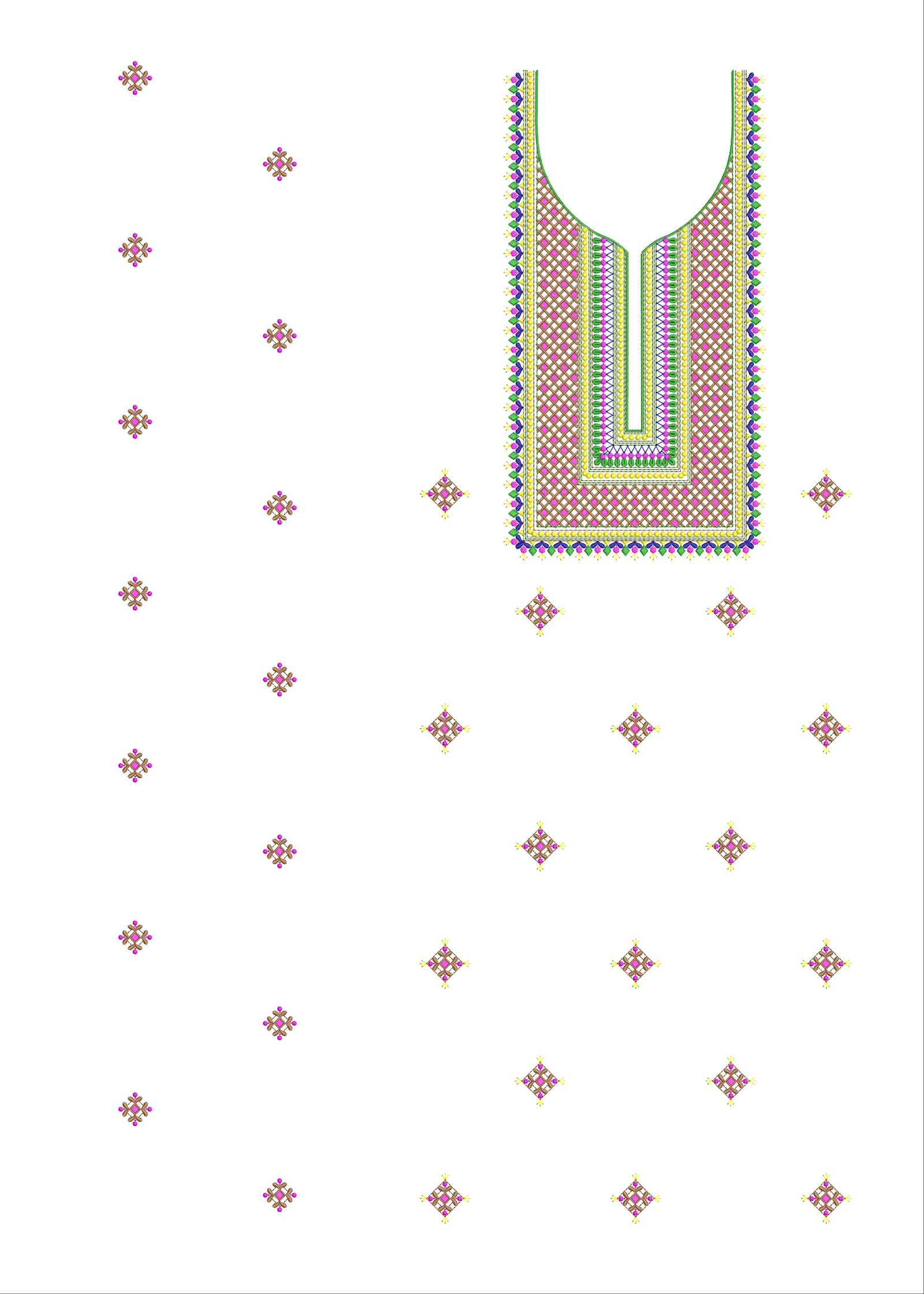 fancy neck top
