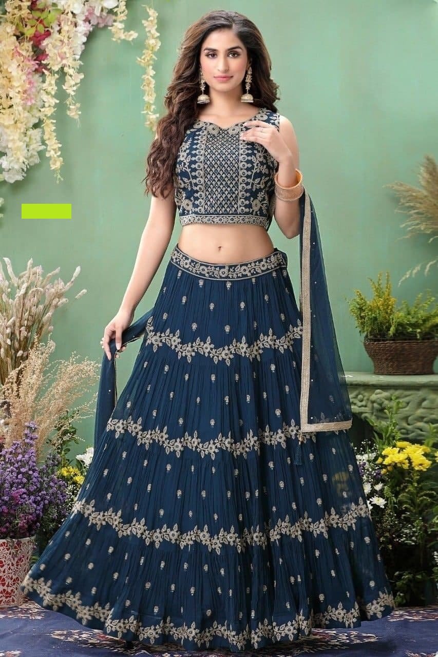 Cording Ghaghra Choli