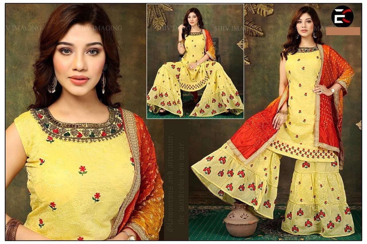 Fancy Kurti & Plazo