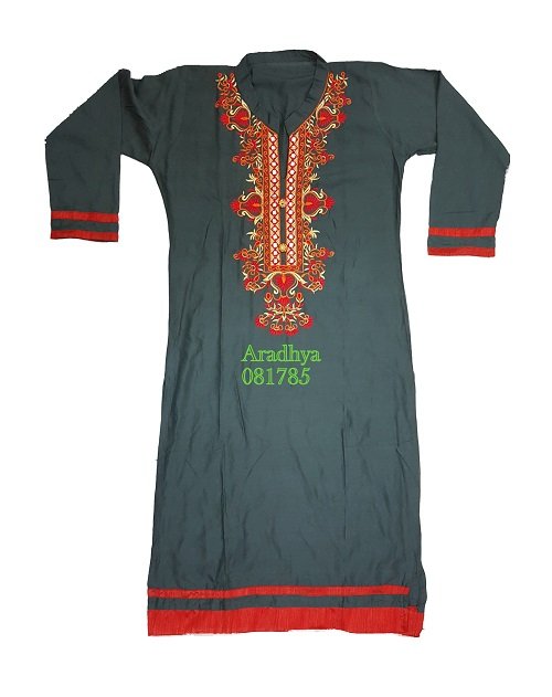 fancy kurti neck