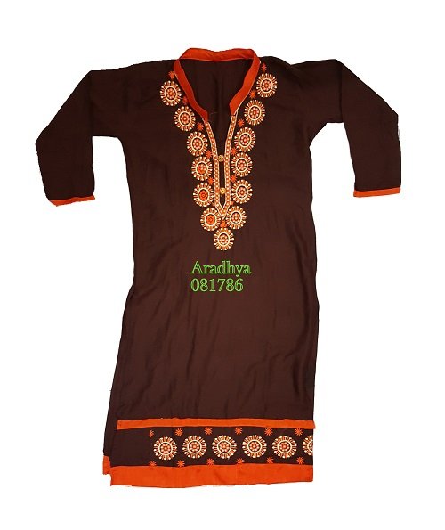 fancy kurti neck