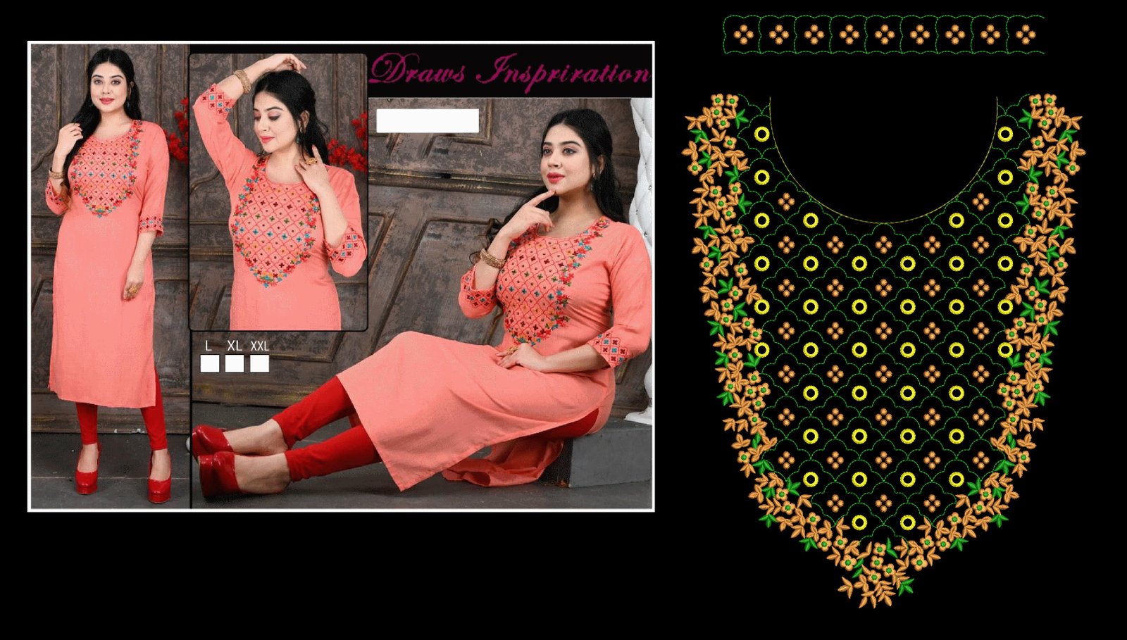 Fancy Kurti & Plazo