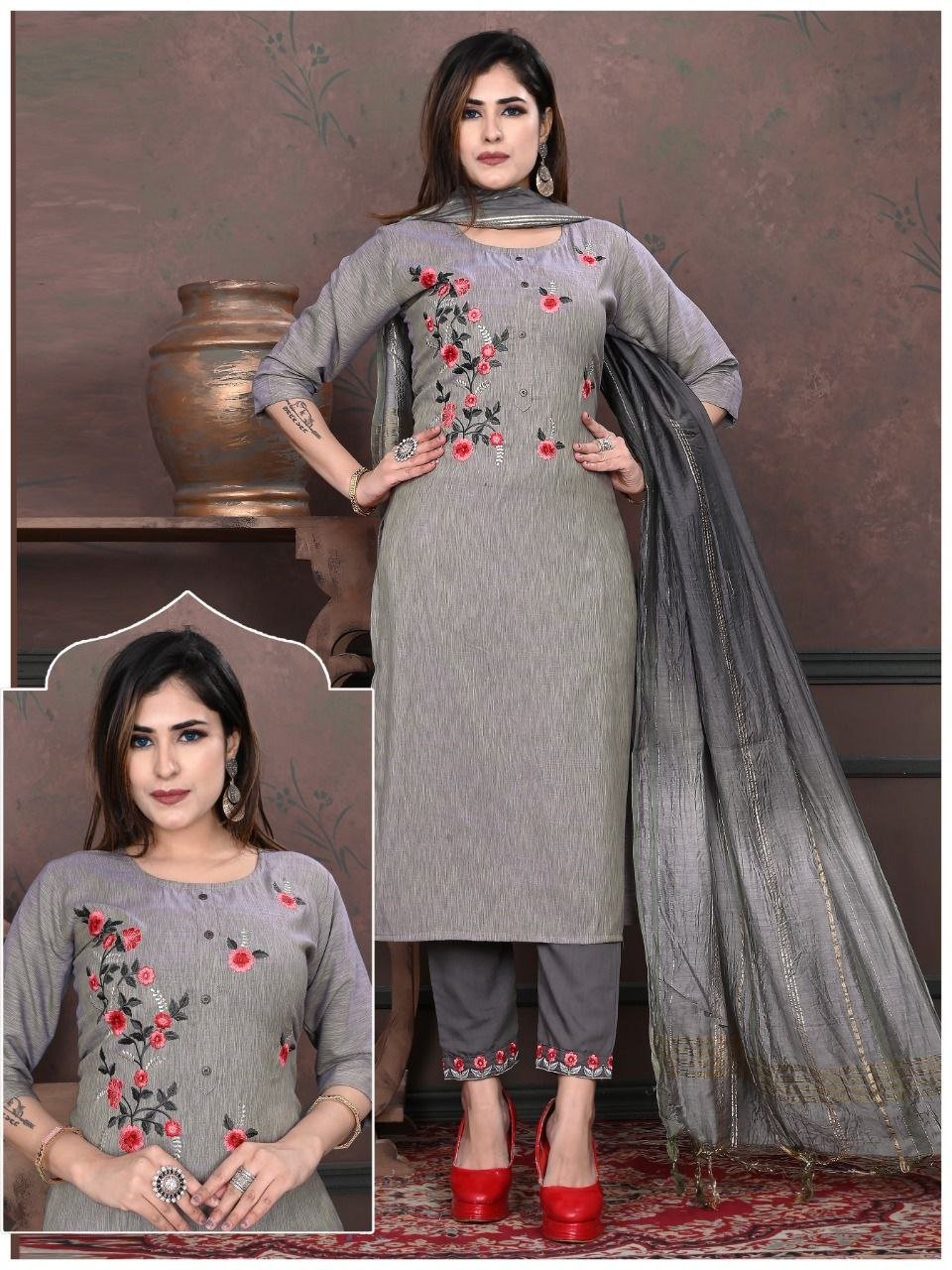 Fancy Kurti & Plazo
