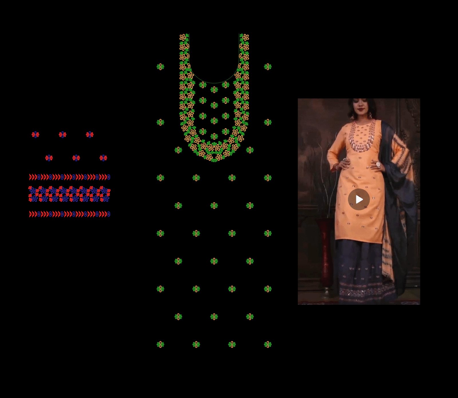 Fancy Kurti & Plazo