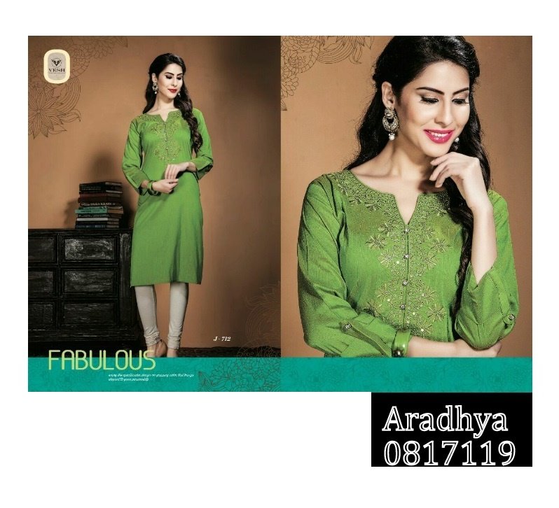 fancy kurti neck