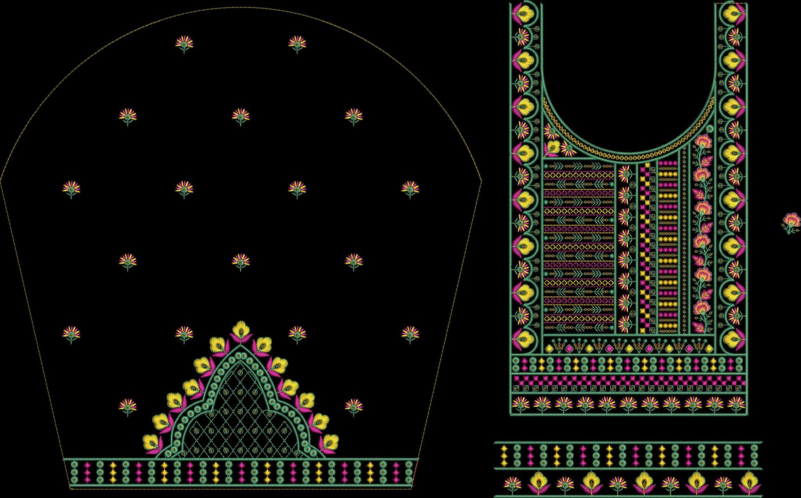 kurti neck seq