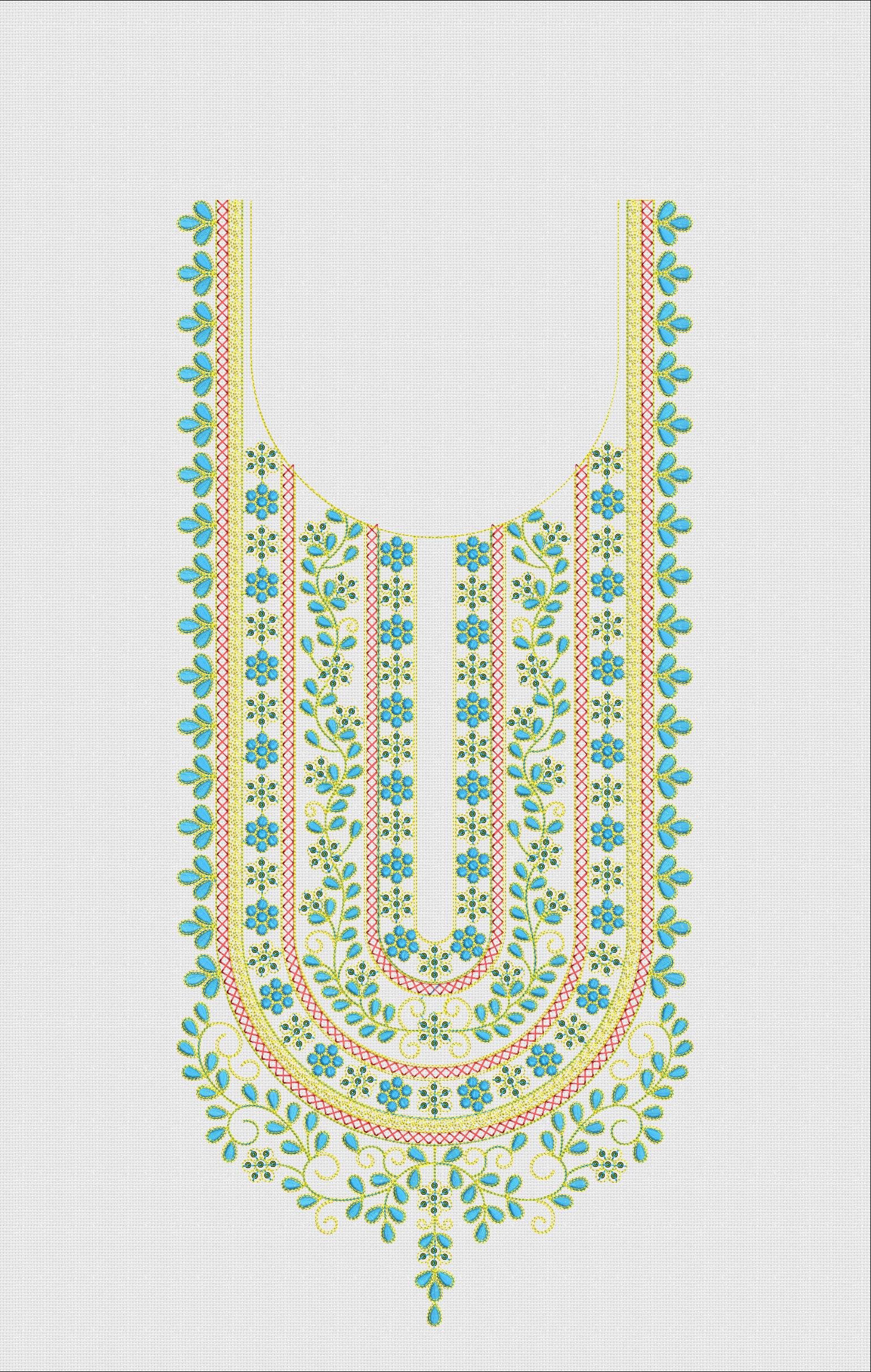Cording & sequince Neck