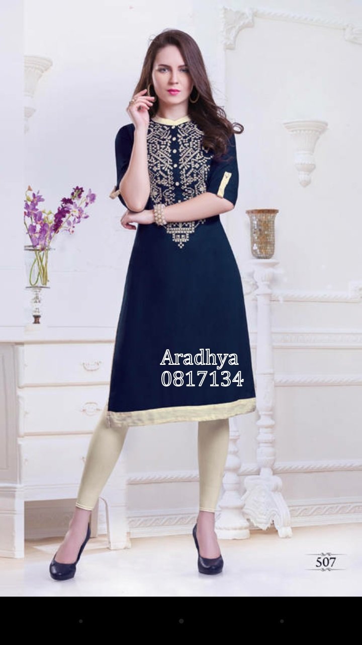 fancy kurti neck
