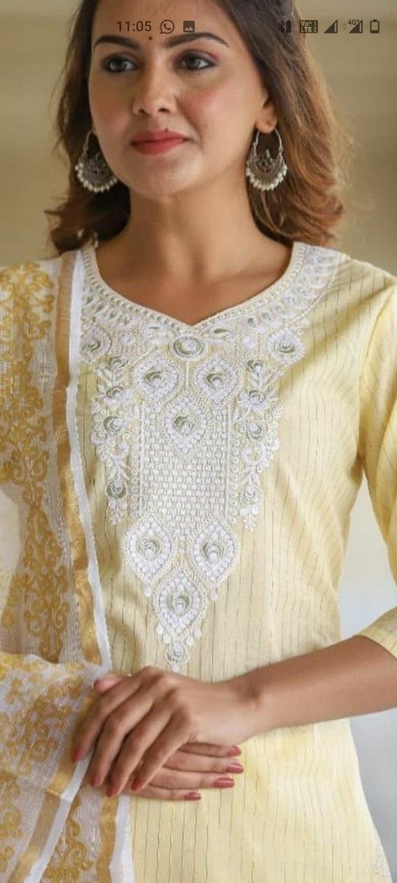 Cording Neck/ Top