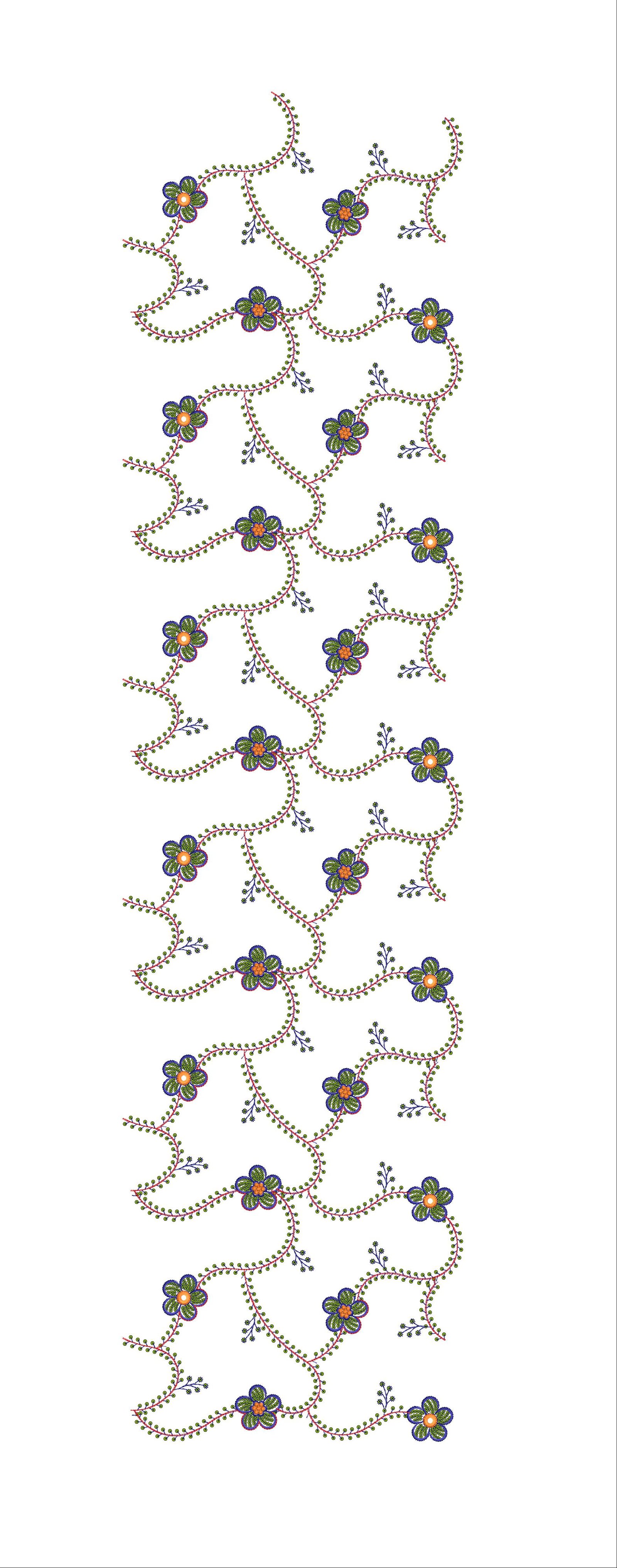 Cording & sequince  jaal