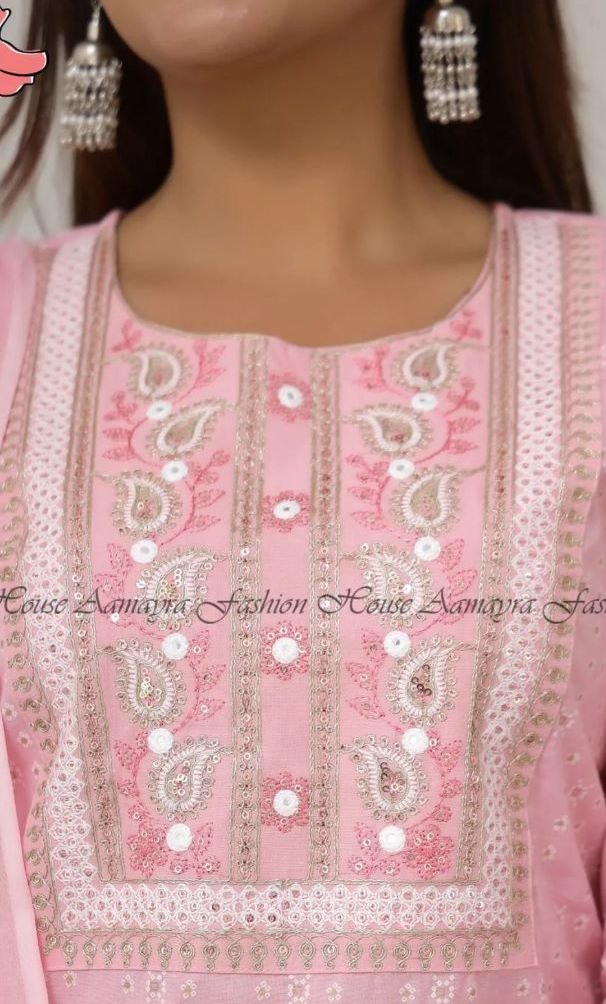 Cording & sequince neck