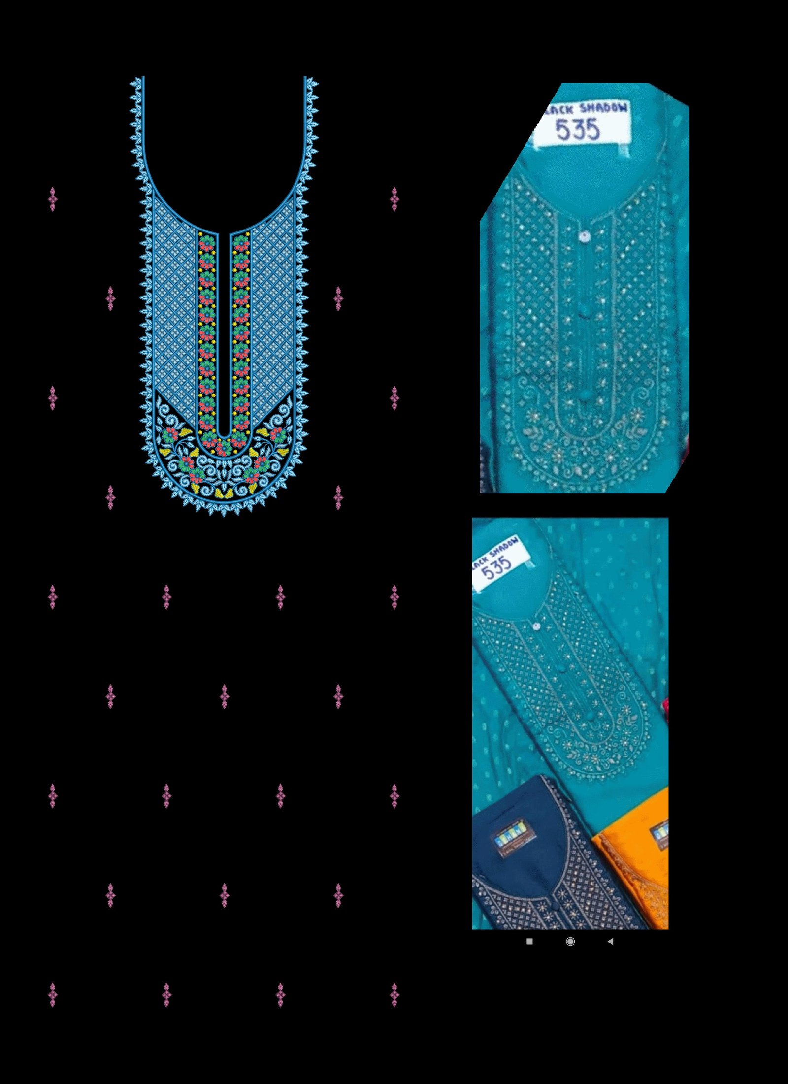 fancy neck top