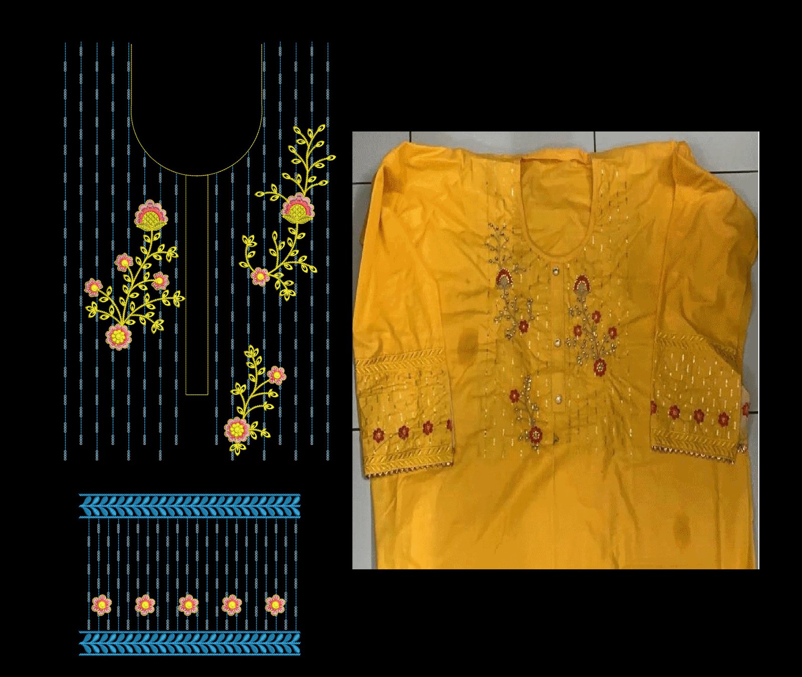 Sequince kurti