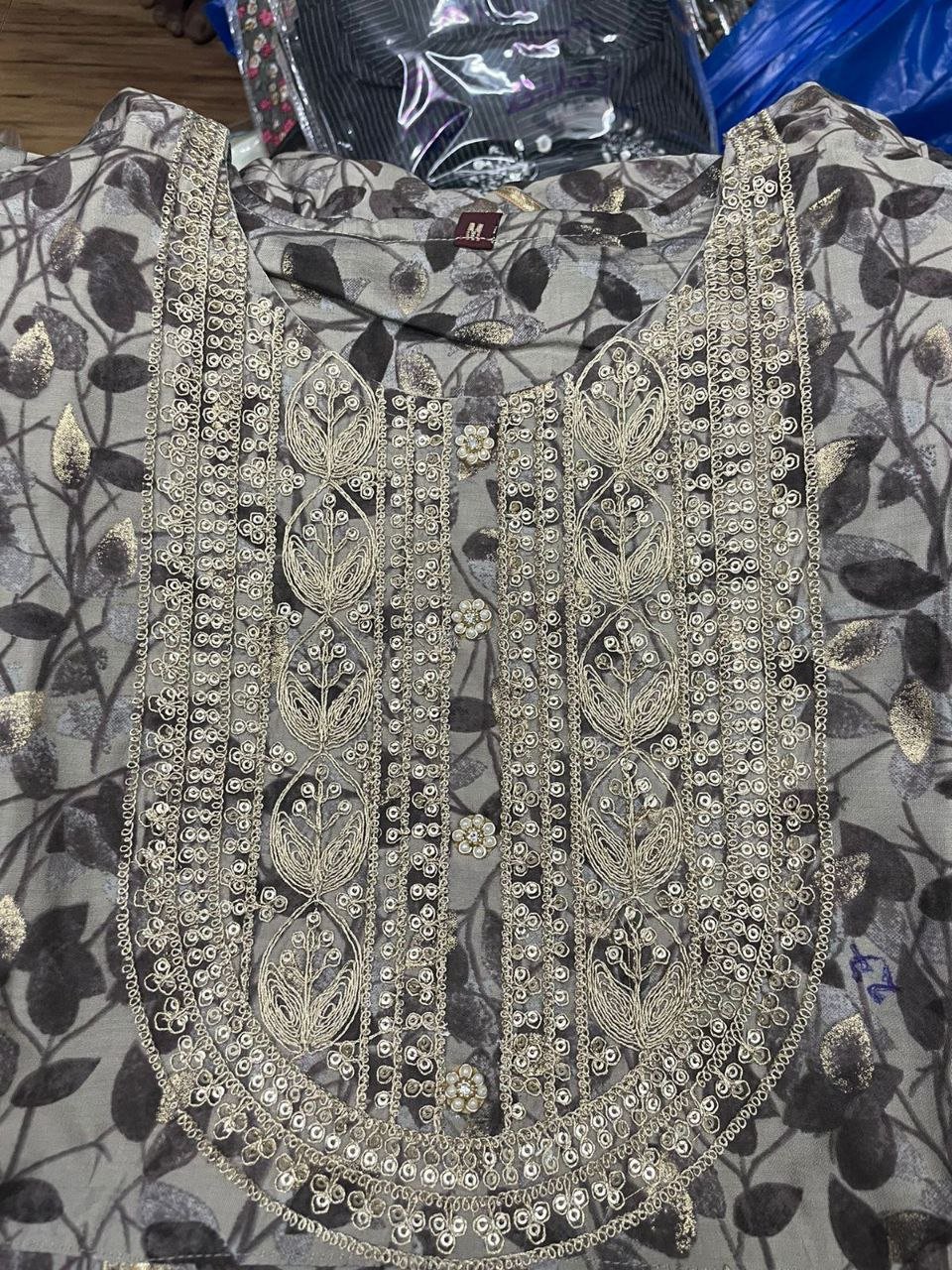 Cording & Sequince kurti
