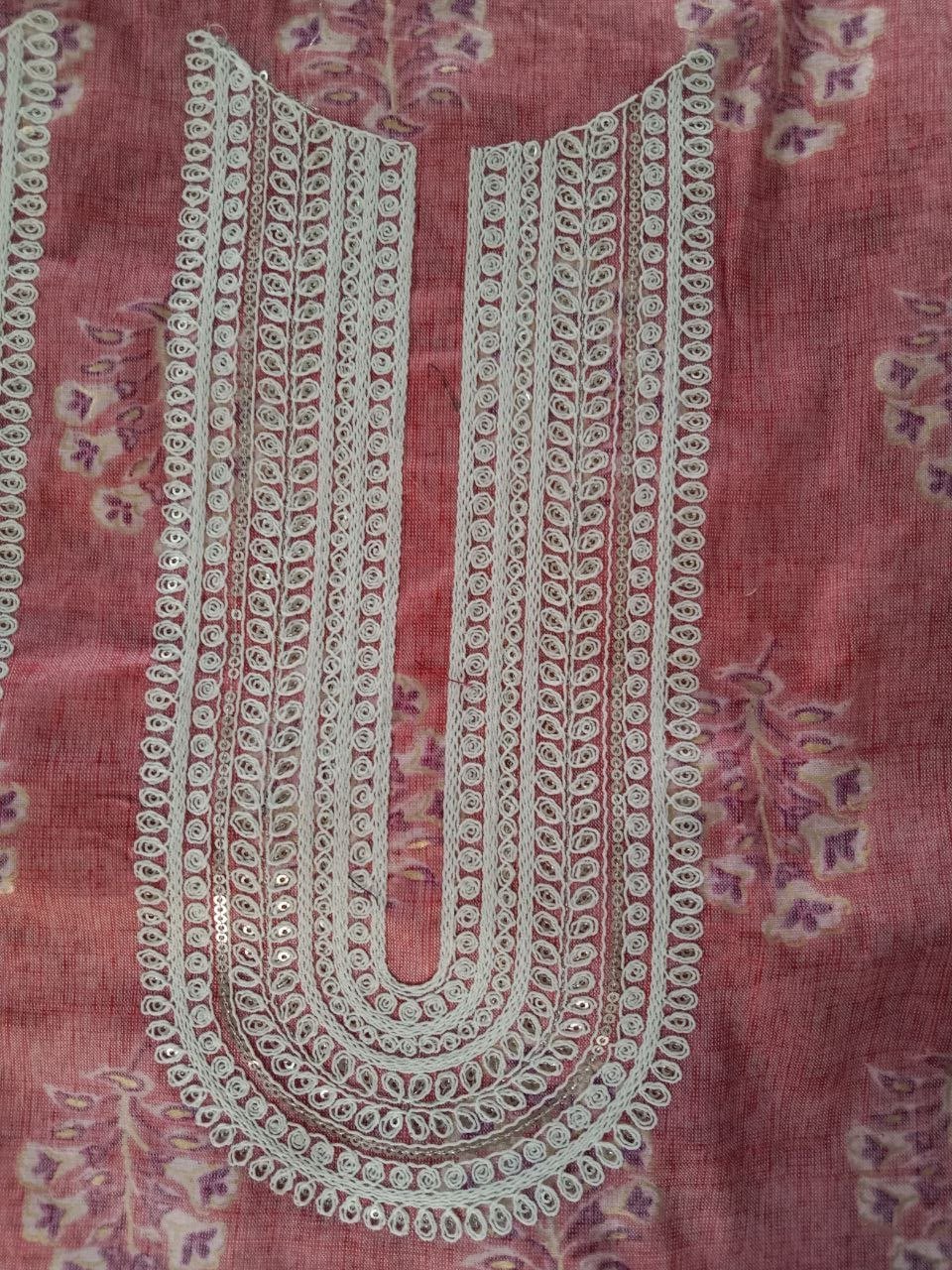 Cording & Sequince Neck