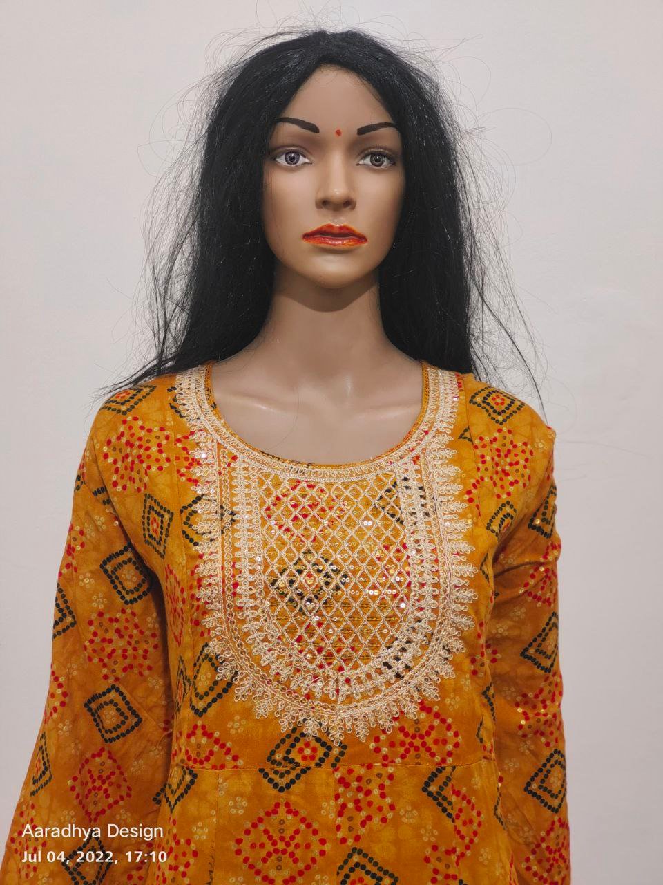Cording & Sequince kurti