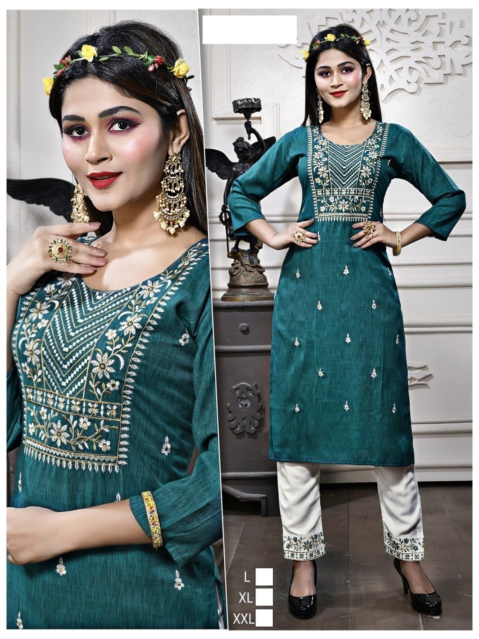 Fancy Kurti & Plazo