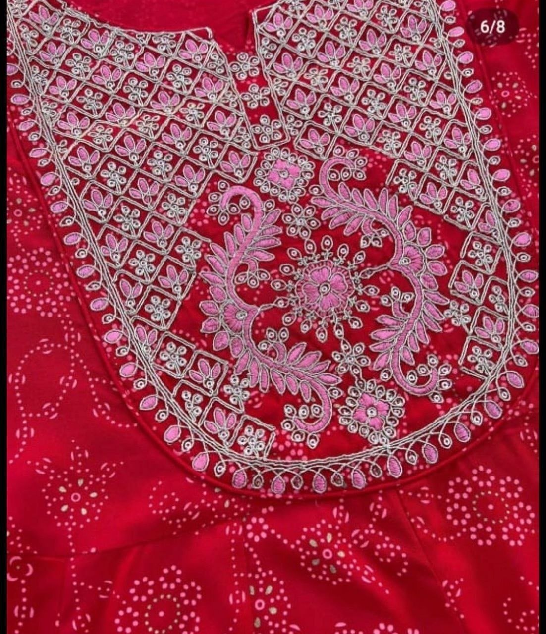Cording & Sequince Neck