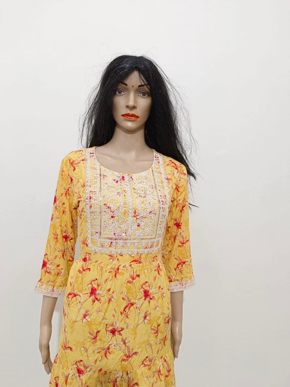 Cording & Sequince kurti