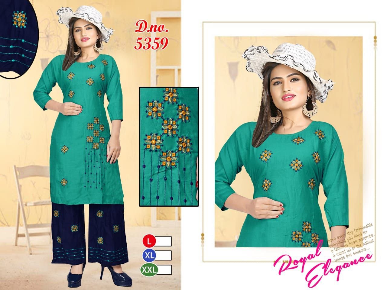 Fancy Kurti & Plazo