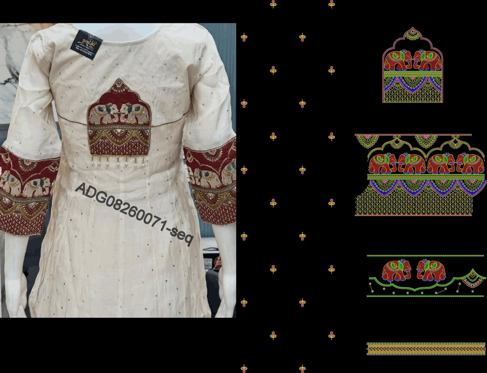 kurti neck seq