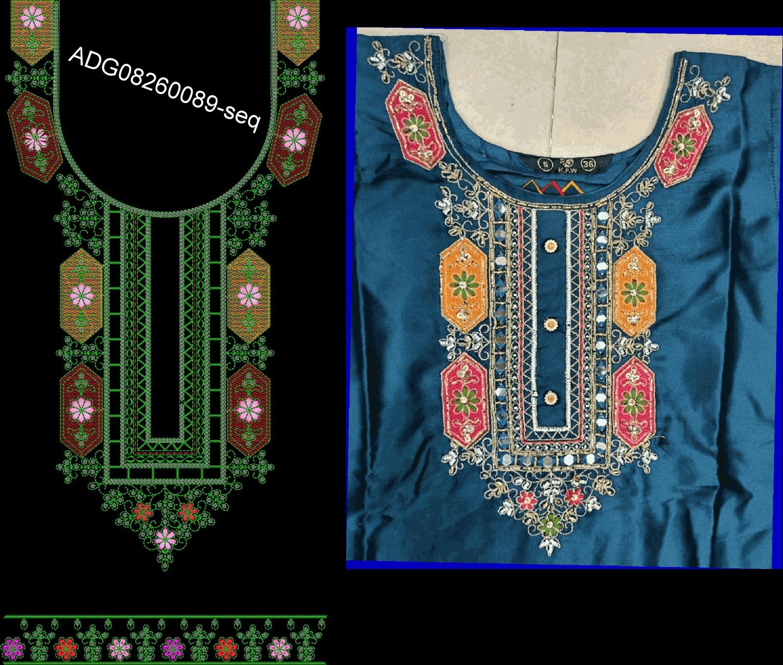 top neck  daman sq